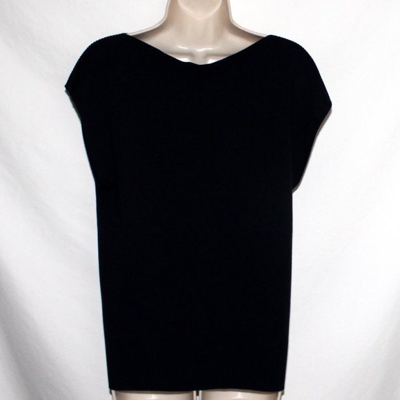 TALBOTS Size L Navy Blue 60%Cotton 40% Rayon Excellent! - Picture 4 of 11